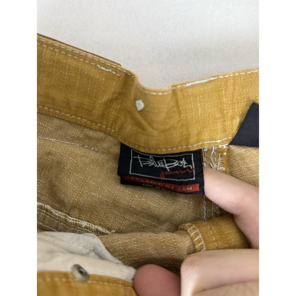 VTG Y2K BLUE BOY Baggy Pants Size 34x32 Men's Skating HIP HOP Club School - Picture 2 of 12